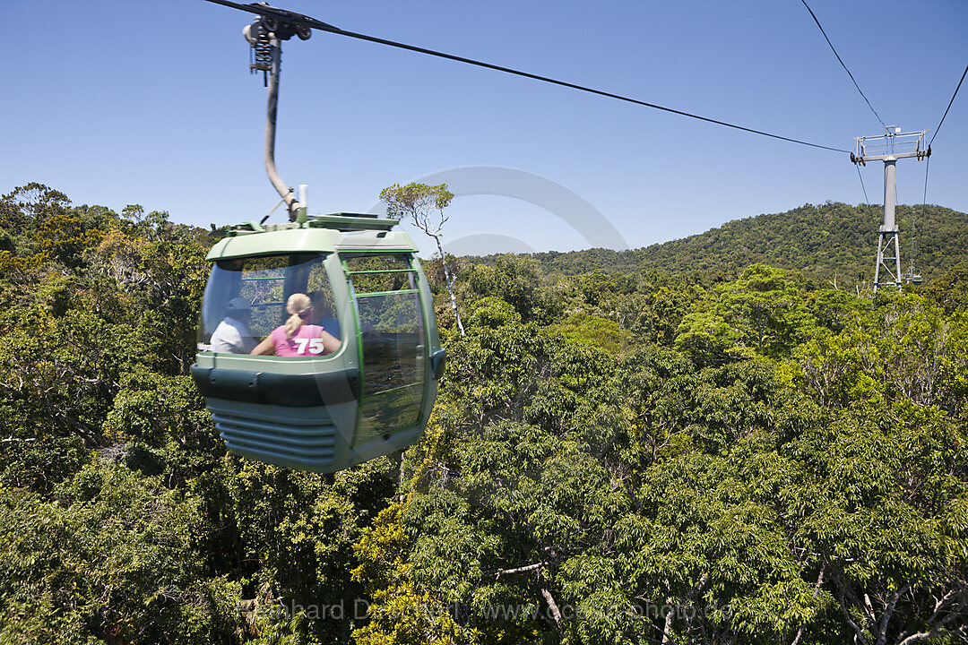 With the Skyrail Rainforest Cableway to Kuranda, Cairns, Australia