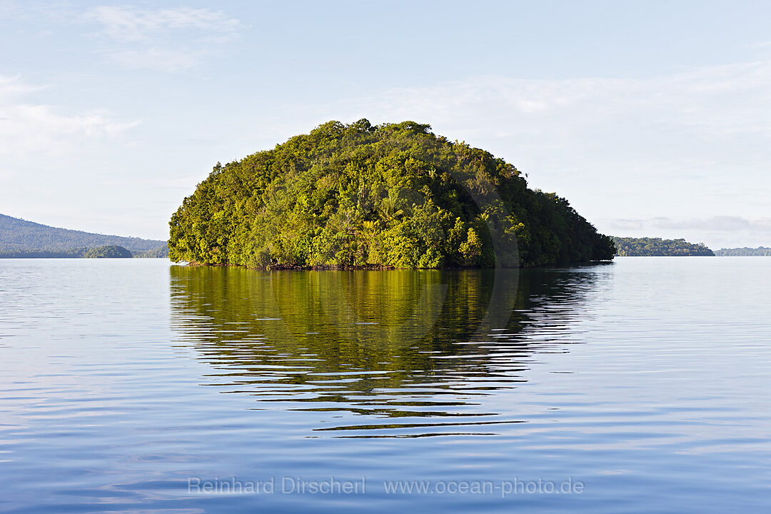 Tropical Island, Marovo Lagoon, Solomon Islands