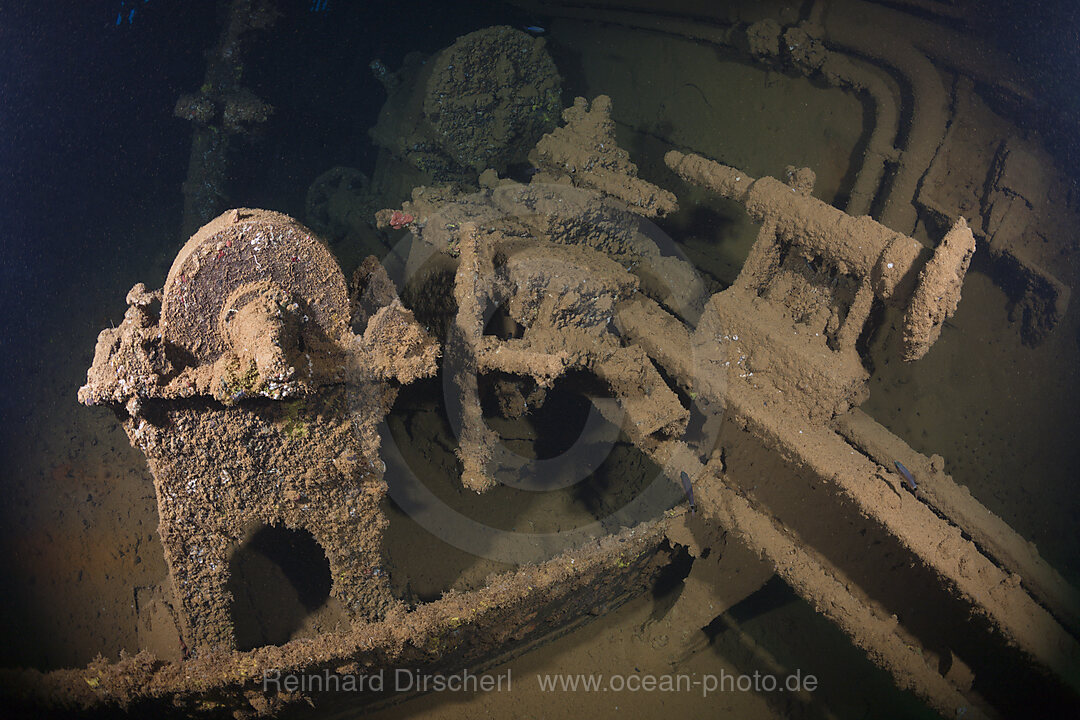 Inside Umbria Wreck, Wingate Reef, Red Sea, Sudan