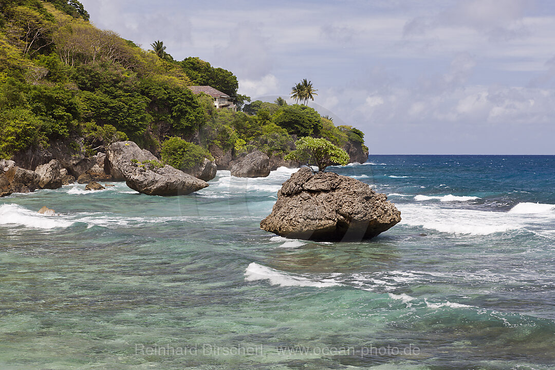 Beach of Flying Fish Cove, Christmas Island, Australia