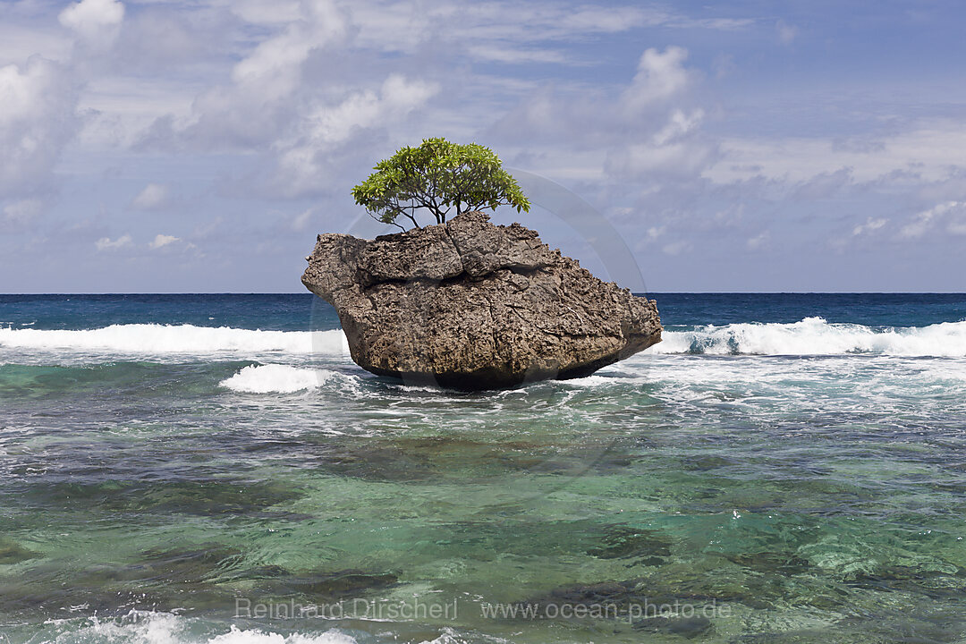 Beach of Flying Fish Cove, Christmas Island, Australia