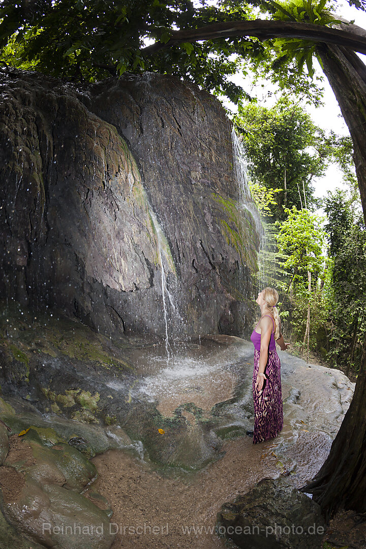 Hughs Dale Waterfall, Christmas Island, Australia