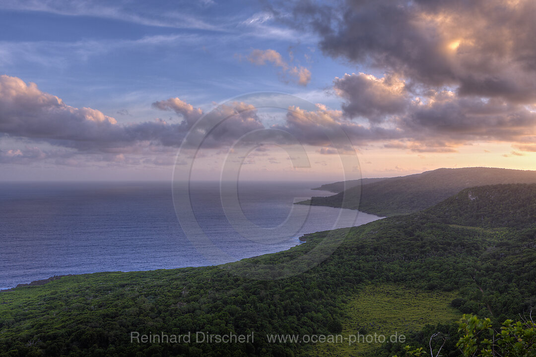 Blick von Margaret Knoll Aussichtspunkt, Weihnachstinsel, Australien