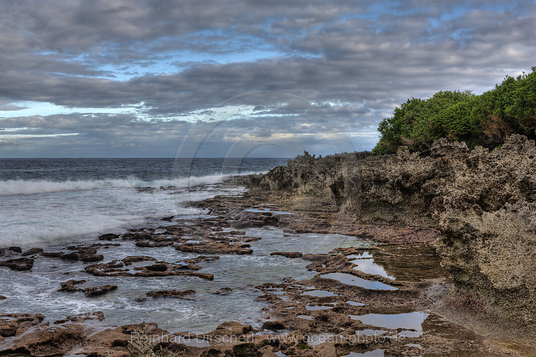 Coral Rock Pools at Lily Beach, Christmas Island, Australia