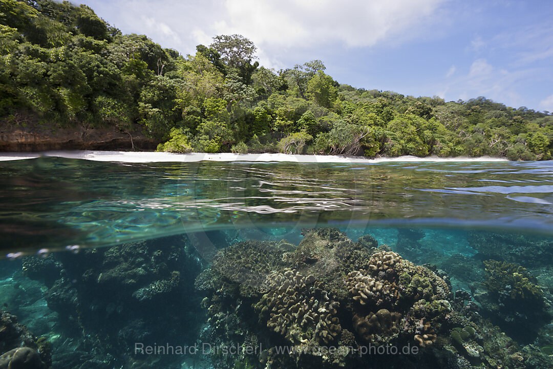 Lagune der West White Beach, Weihnachstinsel, Australien