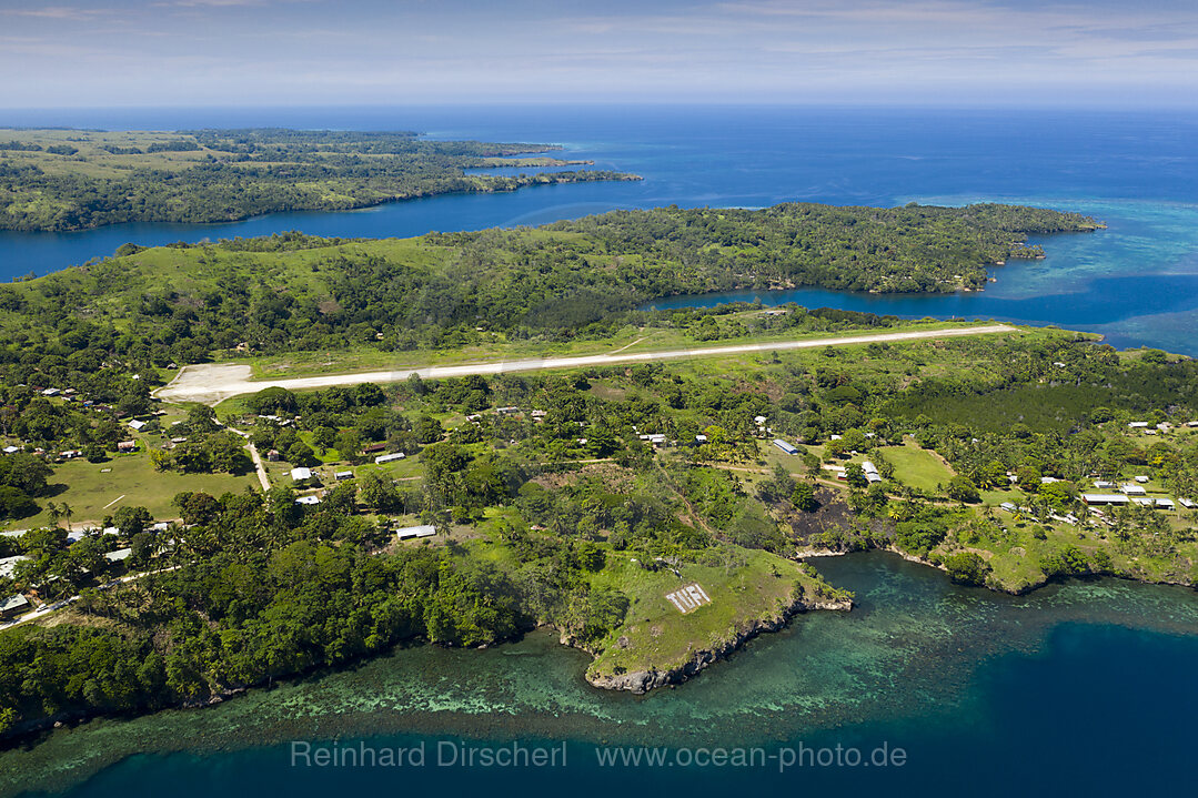 Aerial View of Tufi with Aristrip, Cape Nelson, Papua New Guinea