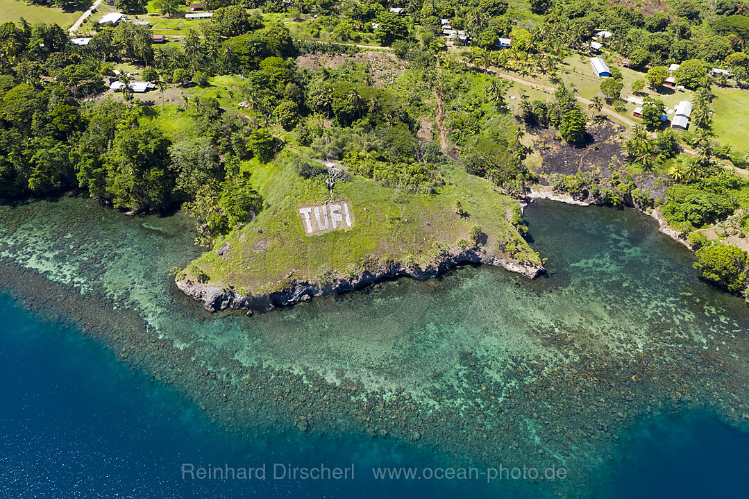 Aerial View of Tufi, Cape Nelson, Papua New Guinea