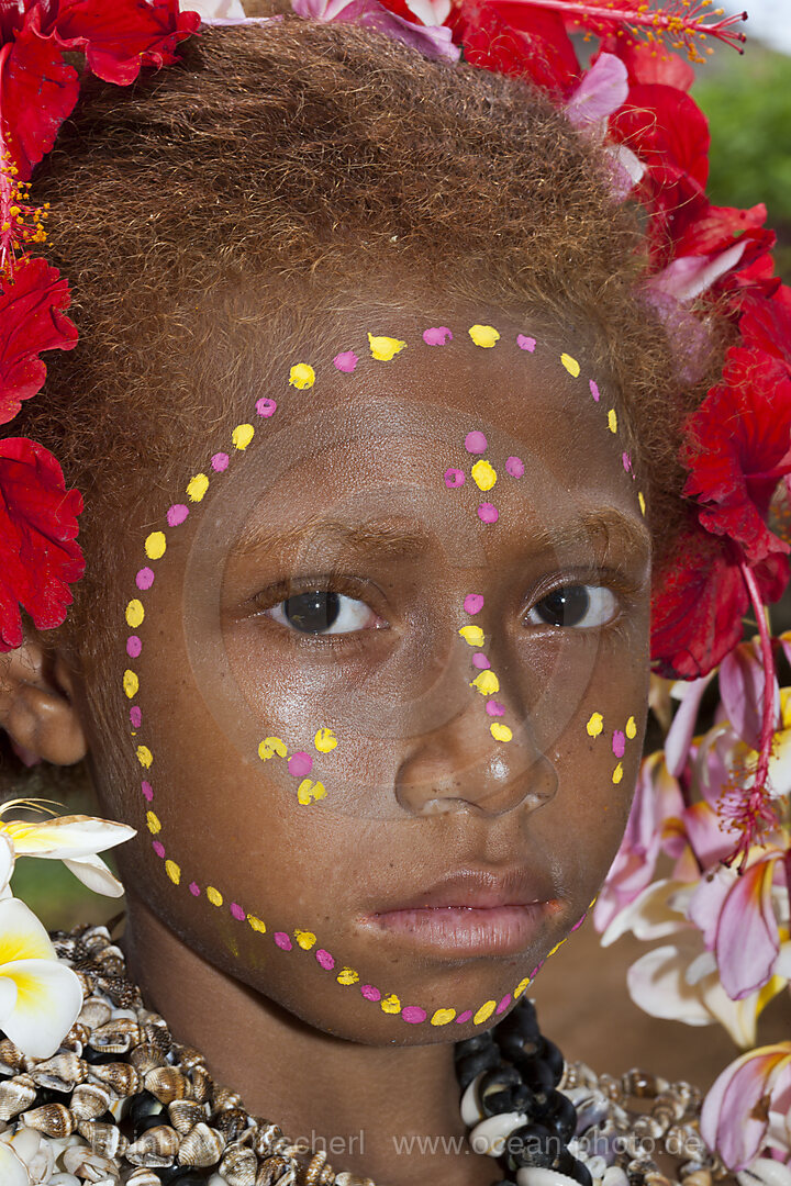 Maedchen von Kofure, Tufi, Oro Provinz, Papua Neuguinea