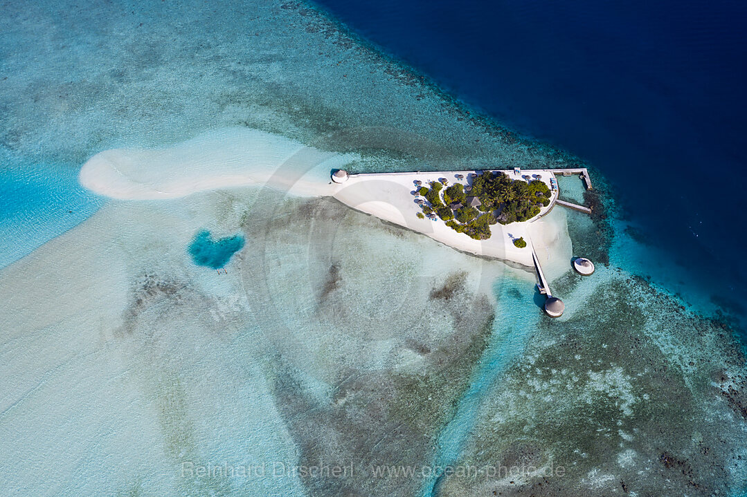 Picknick Insel bei Gulhi, Sued Male Atoll, Indischer Ozean, Malediven