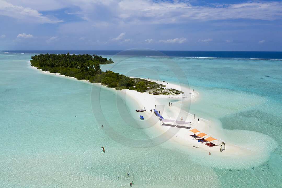 Barbeque Insel Bodumohora, Felidhu Atoll, Indischer Ozean, Malediven