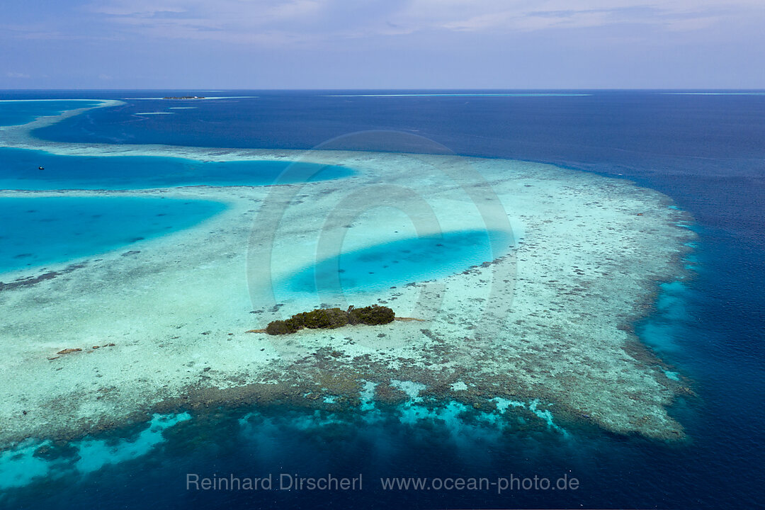 Unbewohnte Insel bei Bodumohora, Felidhu Atoll, Indischer Ozean, Malediven