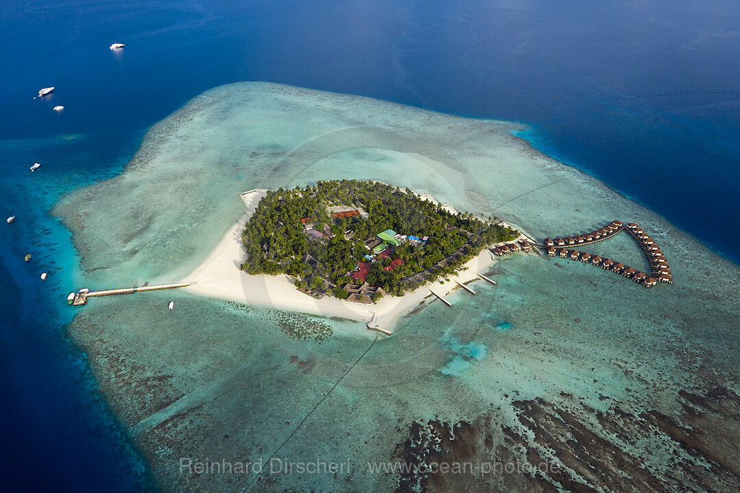 Ferieninsel Alimatha, Felidhu Atoll, Indischer Ozean, Malediven