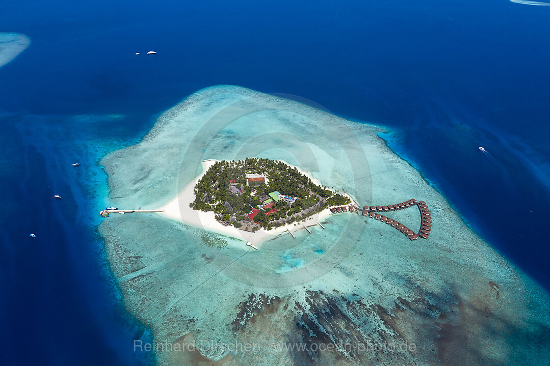 Ferieninsel Alimatha, Felidhu Atoll, Indischer Ozean, Malediven