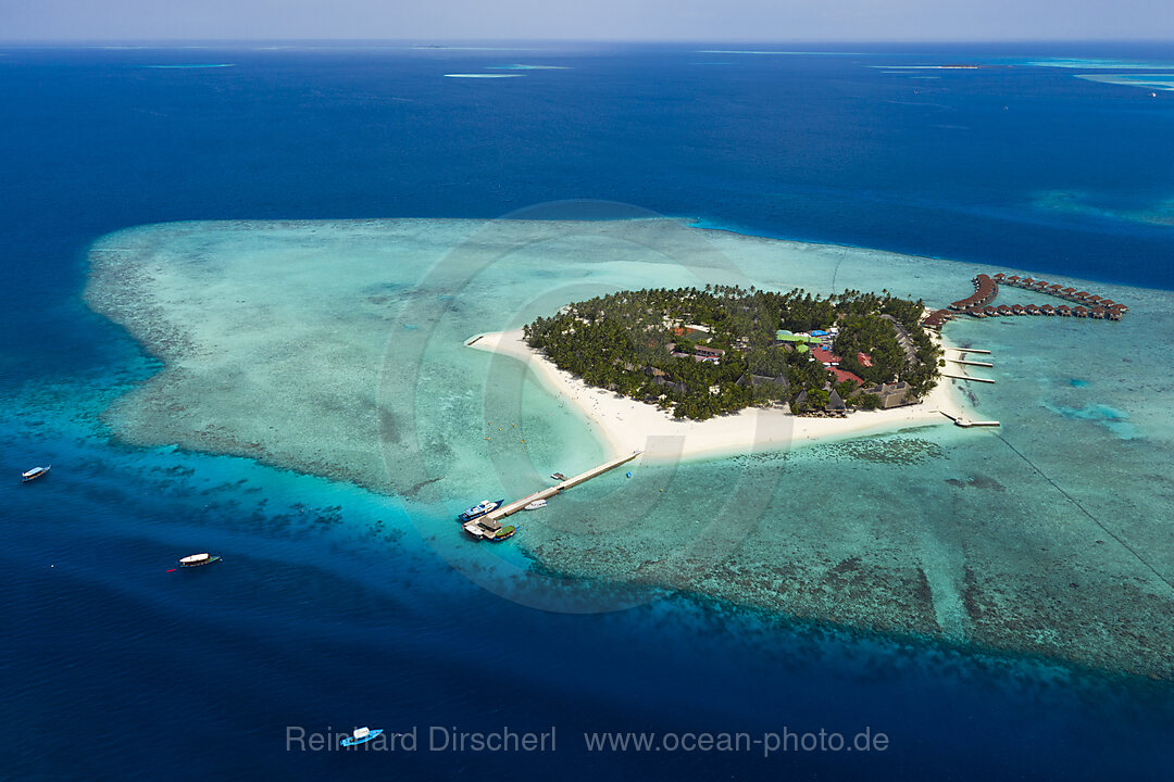 Ferieninsel Alimatha, Felidhu Atoll, Indischer Ozean, Malediven