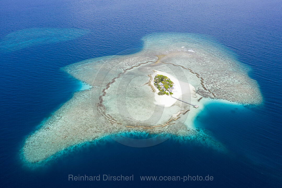 Privatinsel Vaagali, Sued Male Atoll, Indischer Ozean, Malediven