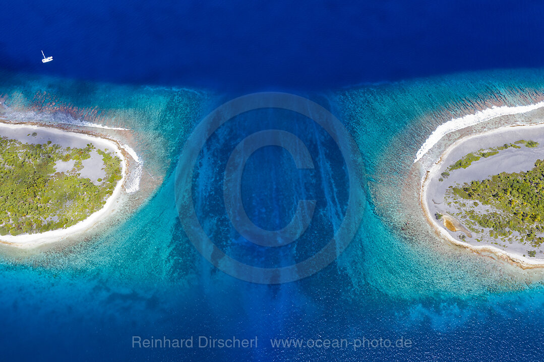 Pass des Kauehi Atoll, Tuamotu Archipel, Franzoesisch Polynesien