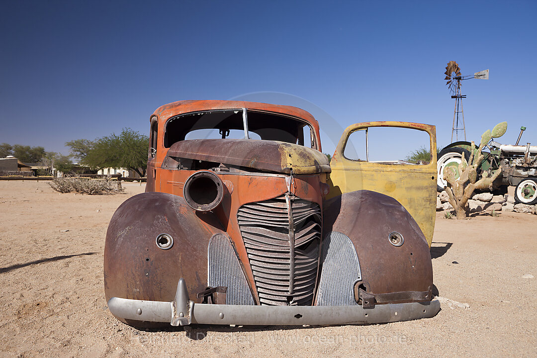 Car Wreck at Solitaire, Namib Naukluft Park, Namibia