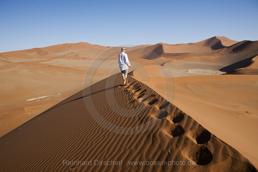 Duenen im Sossusvlei Areal, Namib Naukluft Park, Namibia