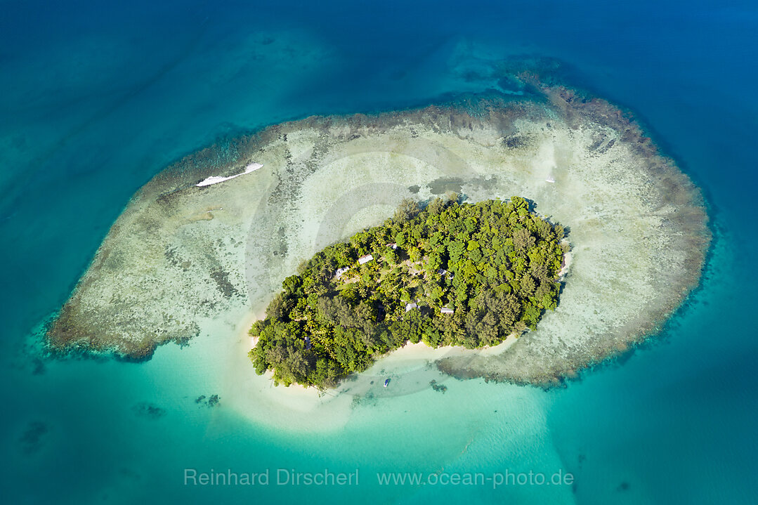 Blick auf die Insel Lissenung, New Ireland, Papua Neuguinea