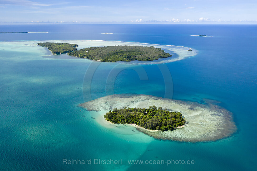 Blick auf die Insel Lissenung, New Ireland, Papua Neuguinea