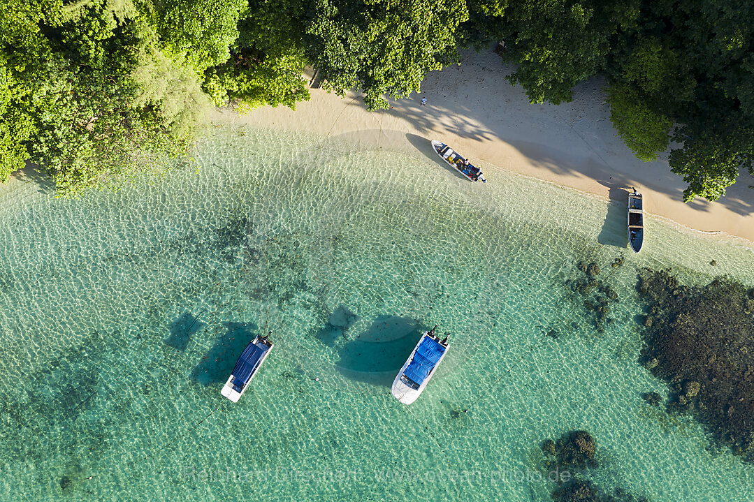 Aerial View of Lissenung Island, New Ireland, Papua New Guinea