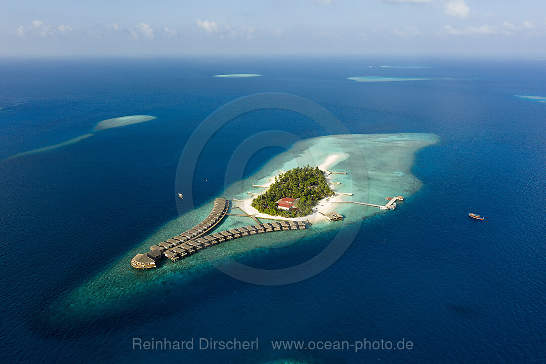 Ferieninsel Dhiggiri, Felidhu Atoll, Indischer Ozean, Malediven