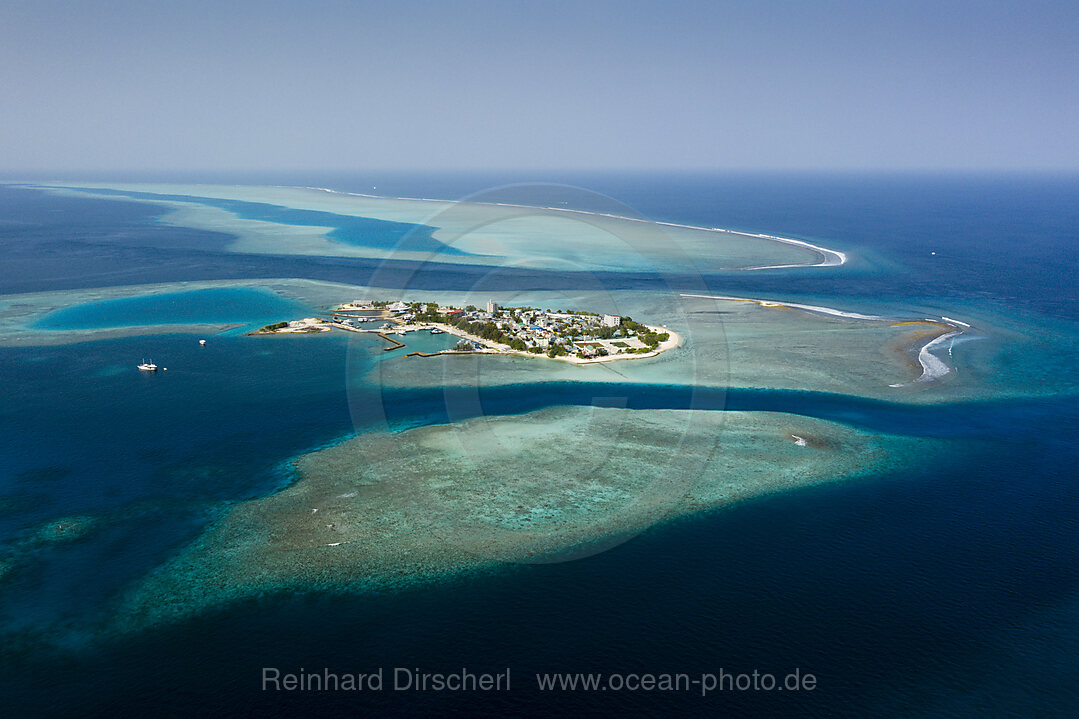 Einheimischeninsel Gulhi, Sued Male Atoll, Indischer Ozean, Malediven