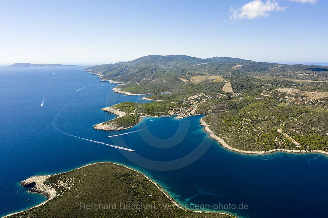 Rukavac an der Suedkueste von Vis, Mittelmeer, Kroatien