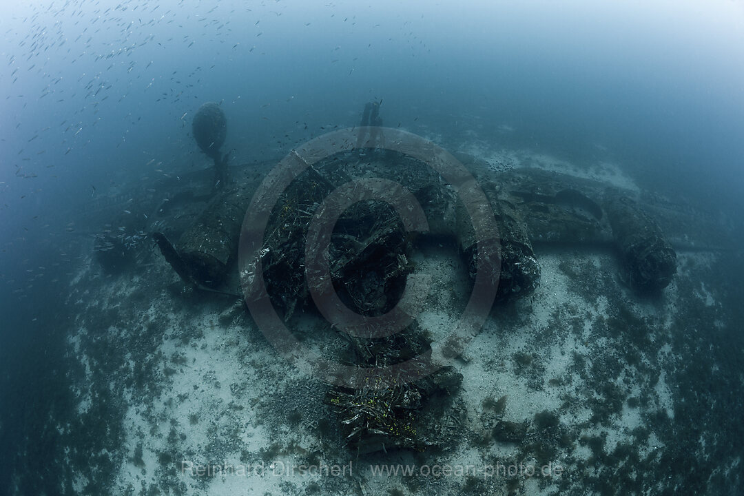 B-24 Liberator Bomber Wreck, Vis Island, Mediterranean Sea, Croatia