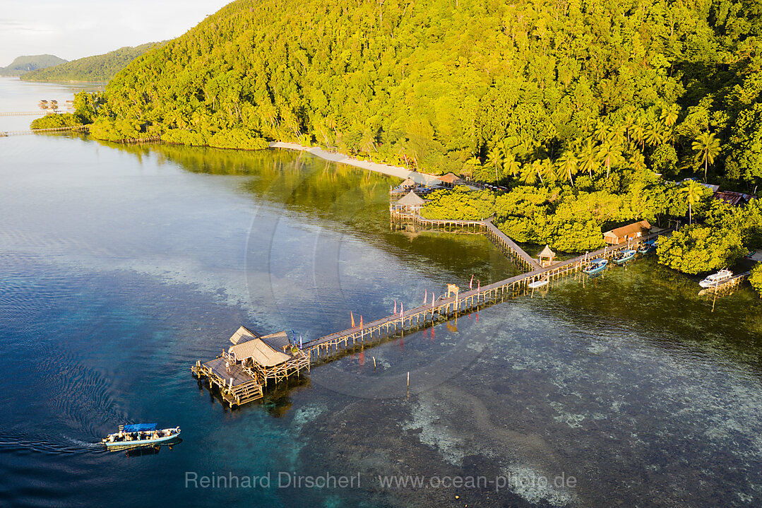 Jetty of Raja Ampat Dive Lodge, Raja Ampat, West Papua, Indonesia