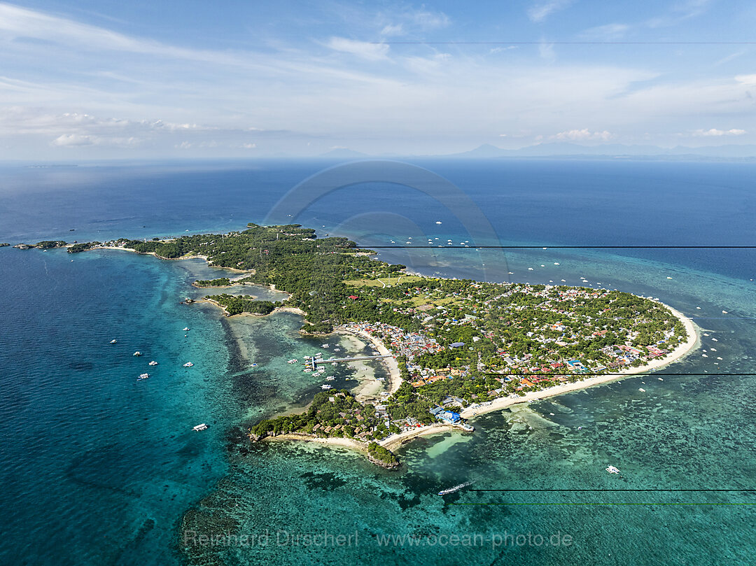 Malalpascua, Aerial View, Malalpascua Island, Cebu, Philippine Sea, Philippines
