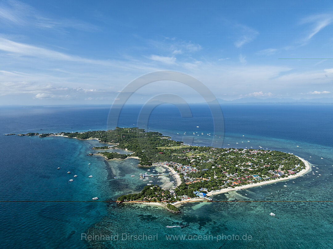 Malalpascua, Aerial View, Malalpascua Island, Cebu, Philippine Sea, Philippines