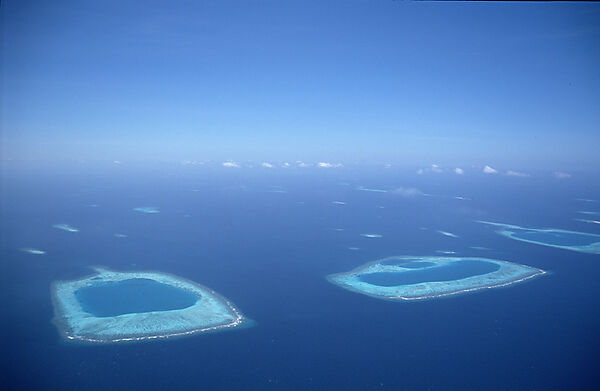 Maledivian Islands, Aerial view