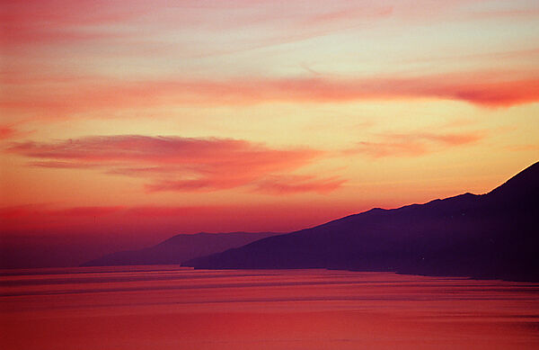 Coastal scenic of Istria, dawn