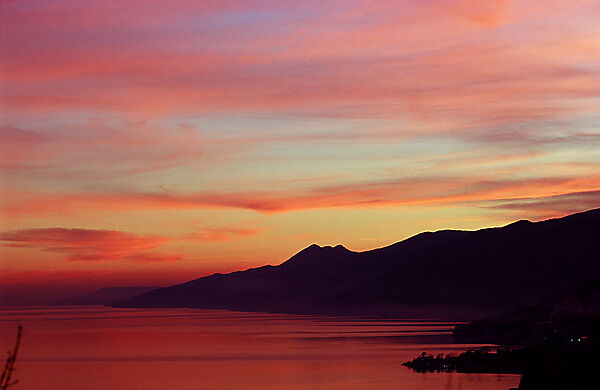 Coastal scenic of Istria, dawn