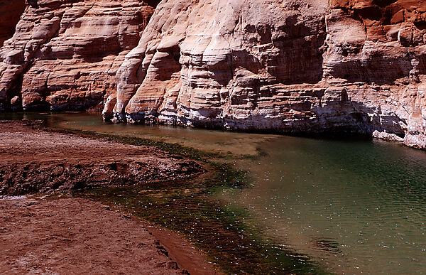 Volcanic spring beside Lac Assal, Lake Assal