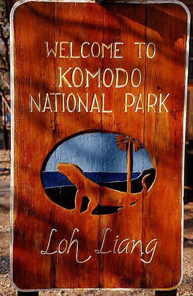 Nationalpark Eingangsschild