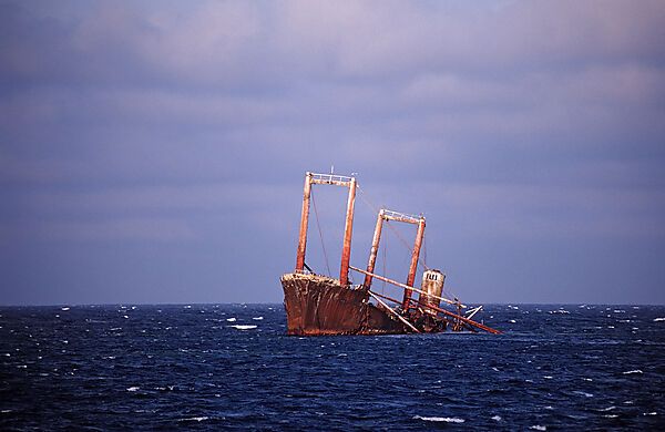 Gestrandetes Schiffswrack