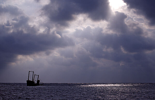 Gestrandetes Schiffswrack