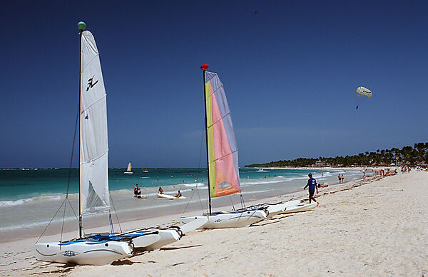 Catamarans on the beach