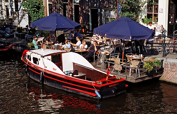 Strassencafe an der Herengracht