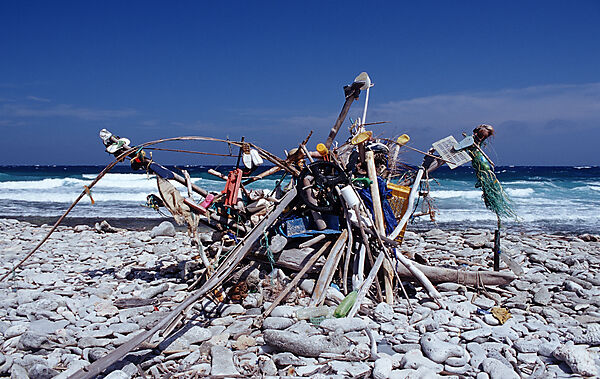 Moderne Kunst am Strand