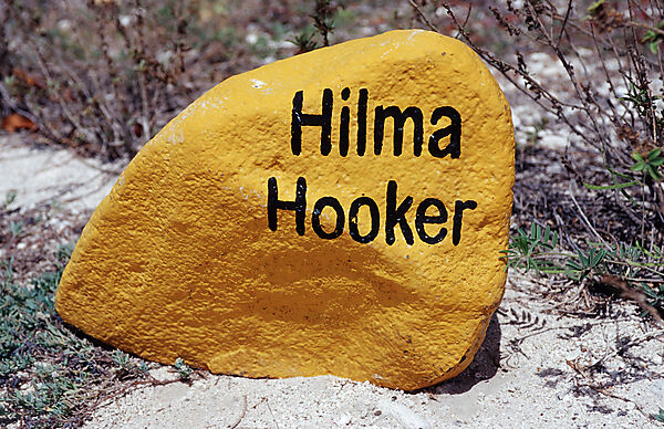 Markierstein für Tauchplatz Hilma Hooker