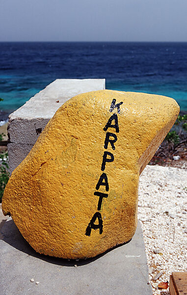 Markierstein für Tauchplatz Karpata