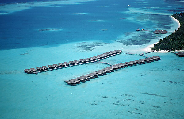 Luftbild der Insel Medhufushi