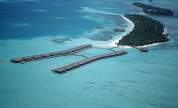 Luftbild der Insel Medhufushi