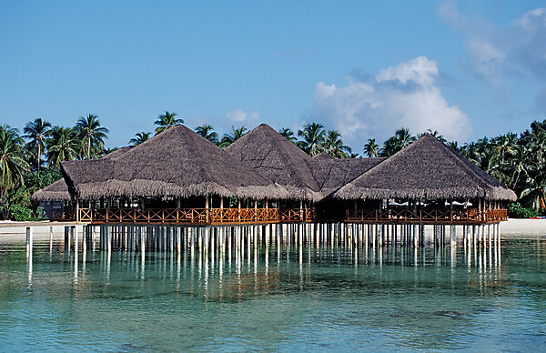 Beachbar on Maldivian Island