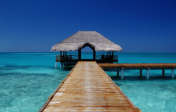 Jetty on Maldivian Island