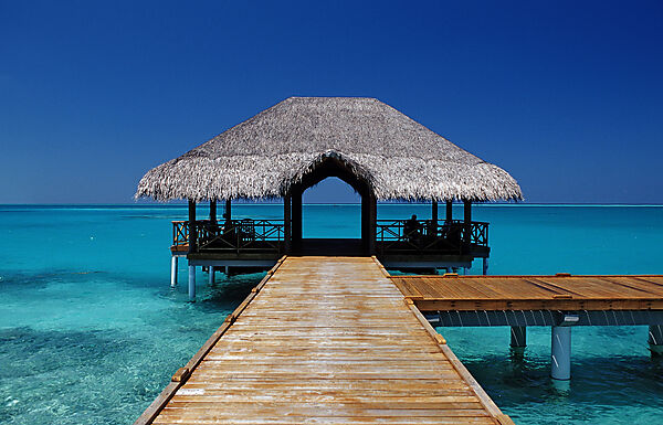 Jetty on Maldivian Island