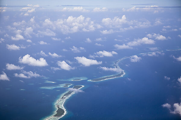 Blick auf Majuro Atoll